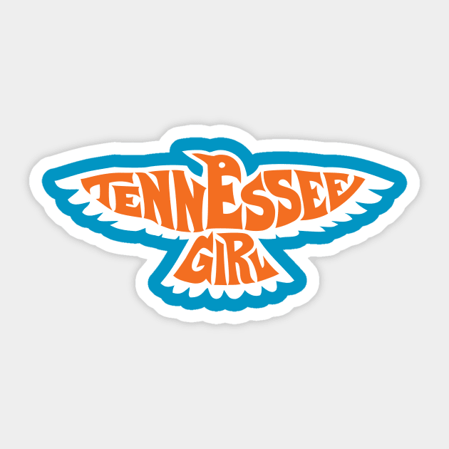 Tennessee Girl Sticker by ChineseViking